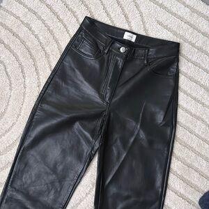 Aritzia Wilfred Melina Leather Pants